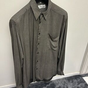 Rare Men’s L/S  vintage 1980s Massoti Italy handmade dress shirt